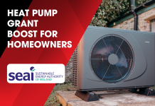 Boost to SEAI grants for heat pumps
